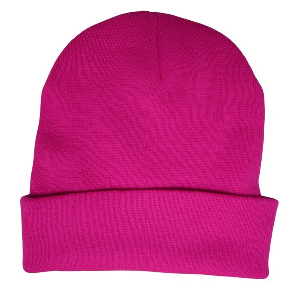 Ed Hardy Love Kills Slowly Fuchsia Beanie One Size 164342 - Picture 4 of 8